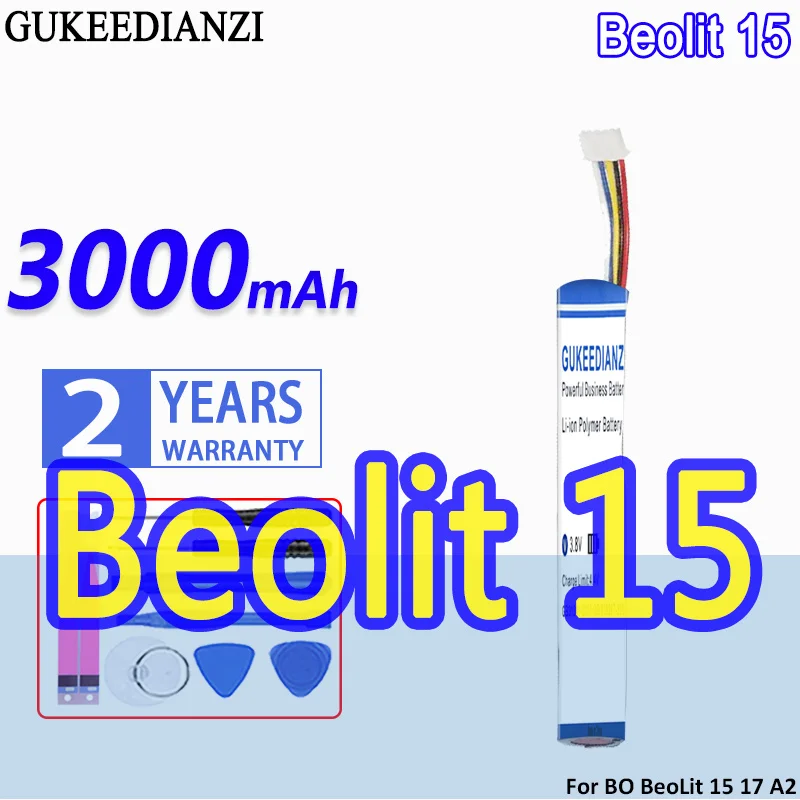 

Большой емкости Φ 3000mAh для BeoPlay BO BeoLit 15 17 A2 J406 аккумулятор GUKEEDIANZI