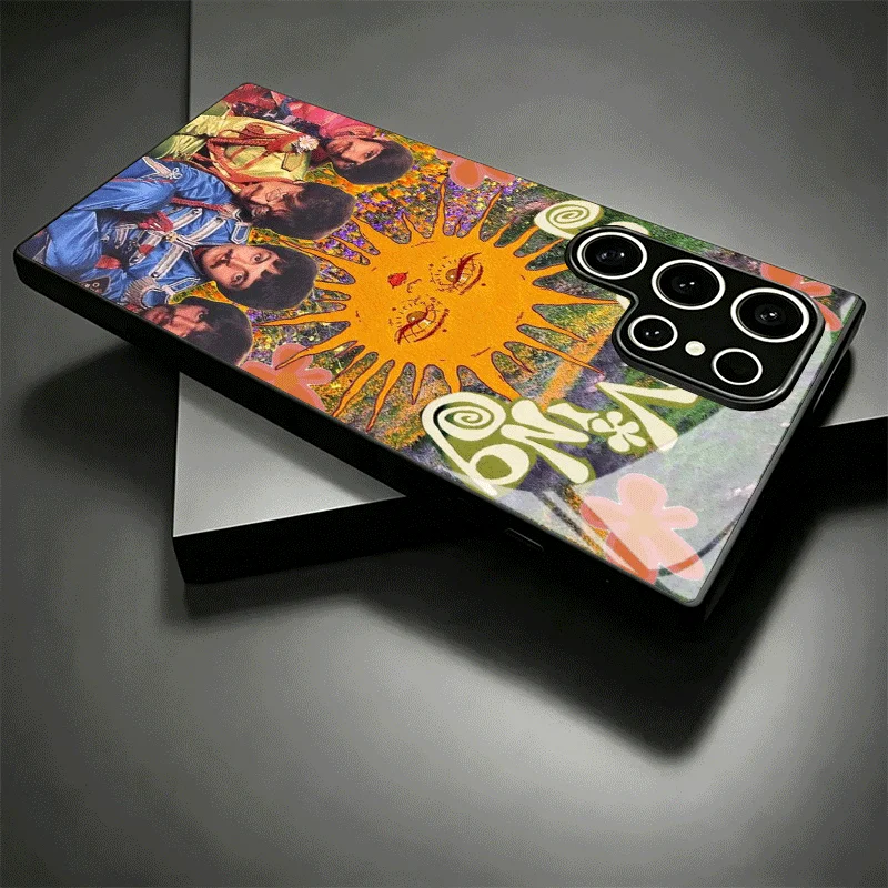 Pretty B-Beatles Tempered Glass Shockproof Phone Case