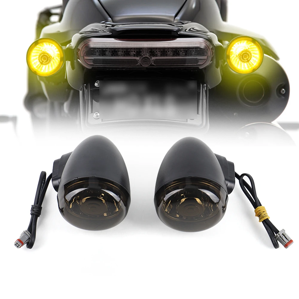 

Motorcycle Tail Lights LED Turn Signal Light for Pan Am / Sportster S / Nightcrawler 975 21up years