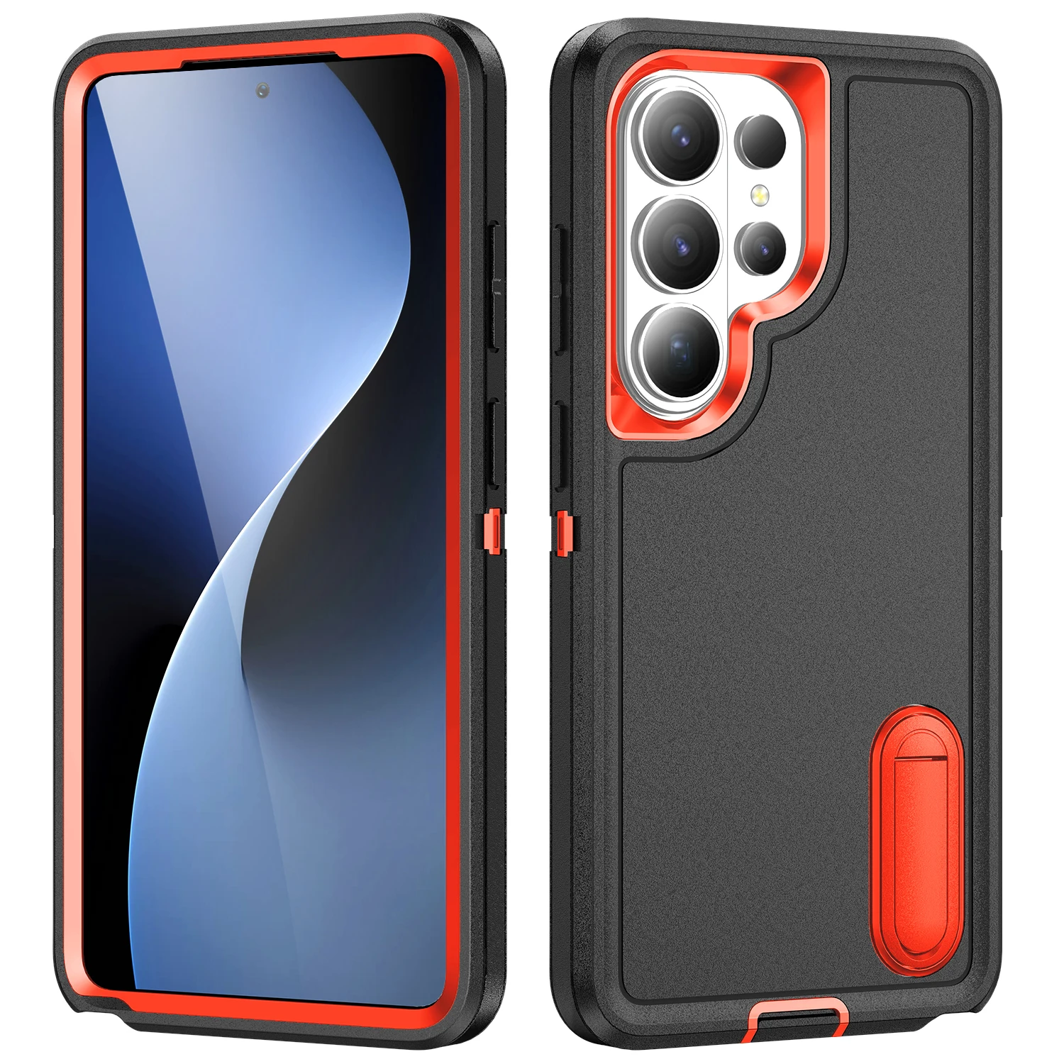 Shockproof Hard Bracket Phone Case with Enhanced Protection