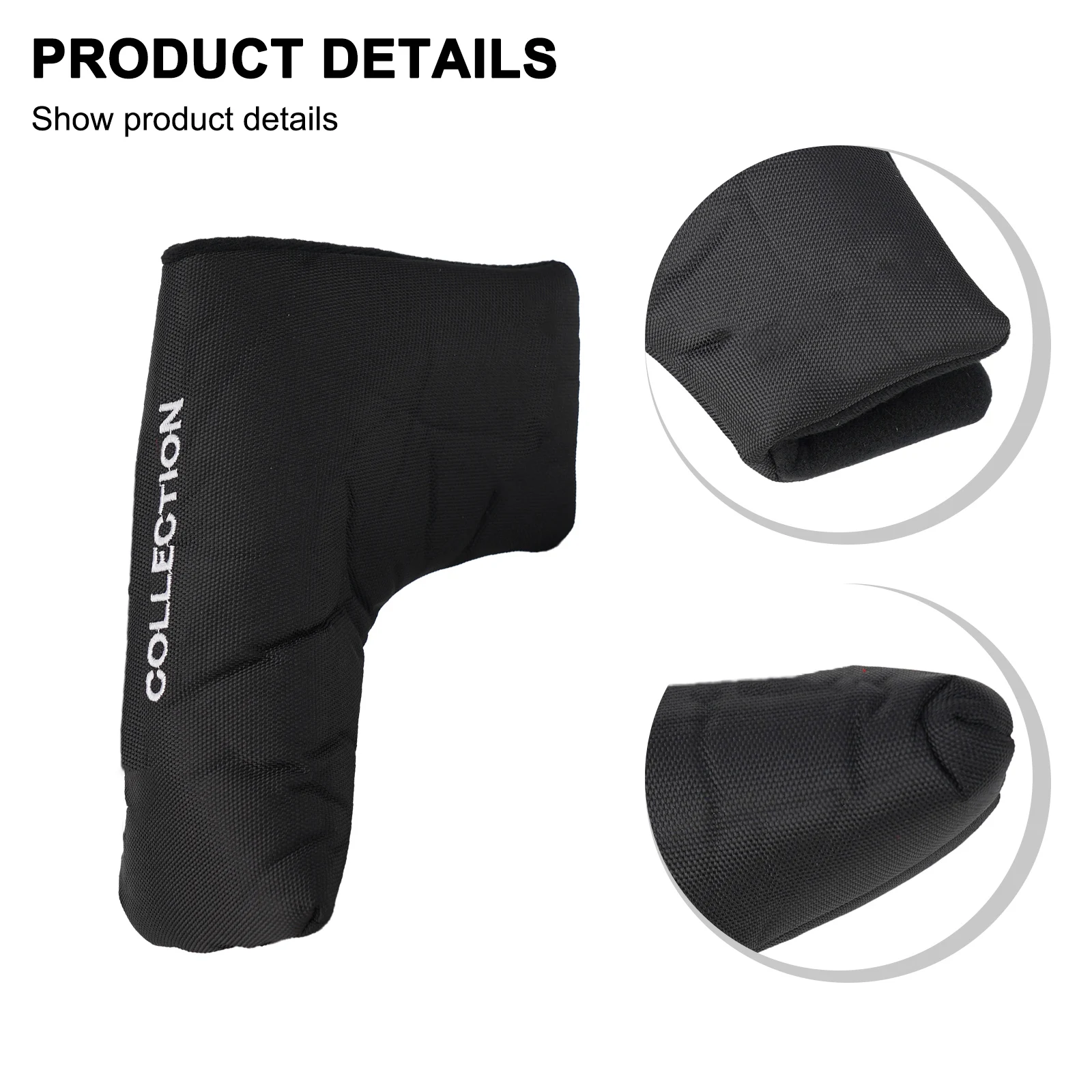 Golf Putter Head Cover Thick Golf Club Head Cover Wear-resistant Nylon Cloth Outdoor Protection Scratch-resistant Sport Durable High Quality