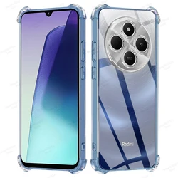 Shockproof Transparent Silicone Phone Case - Durable TPU Cover (Redmi 14C 4G)