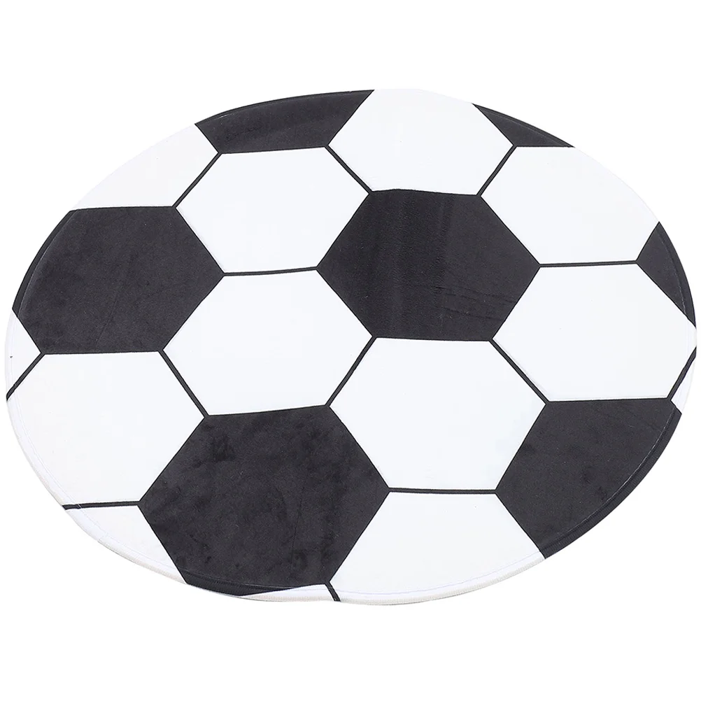 

Floor Mats Door Round Football Rug Protective Chair Rolling Chairs Polyester (Polyester)