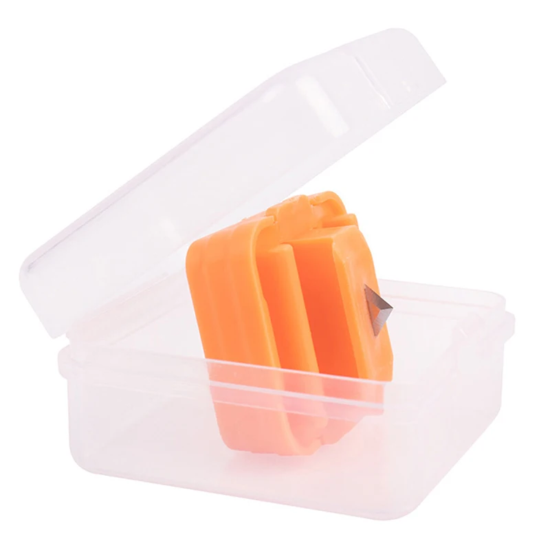 

Portable Replacing Blade Safety Box With Bi-directional Cutting Paper Cutter Spare Paper Cutter Blade Set