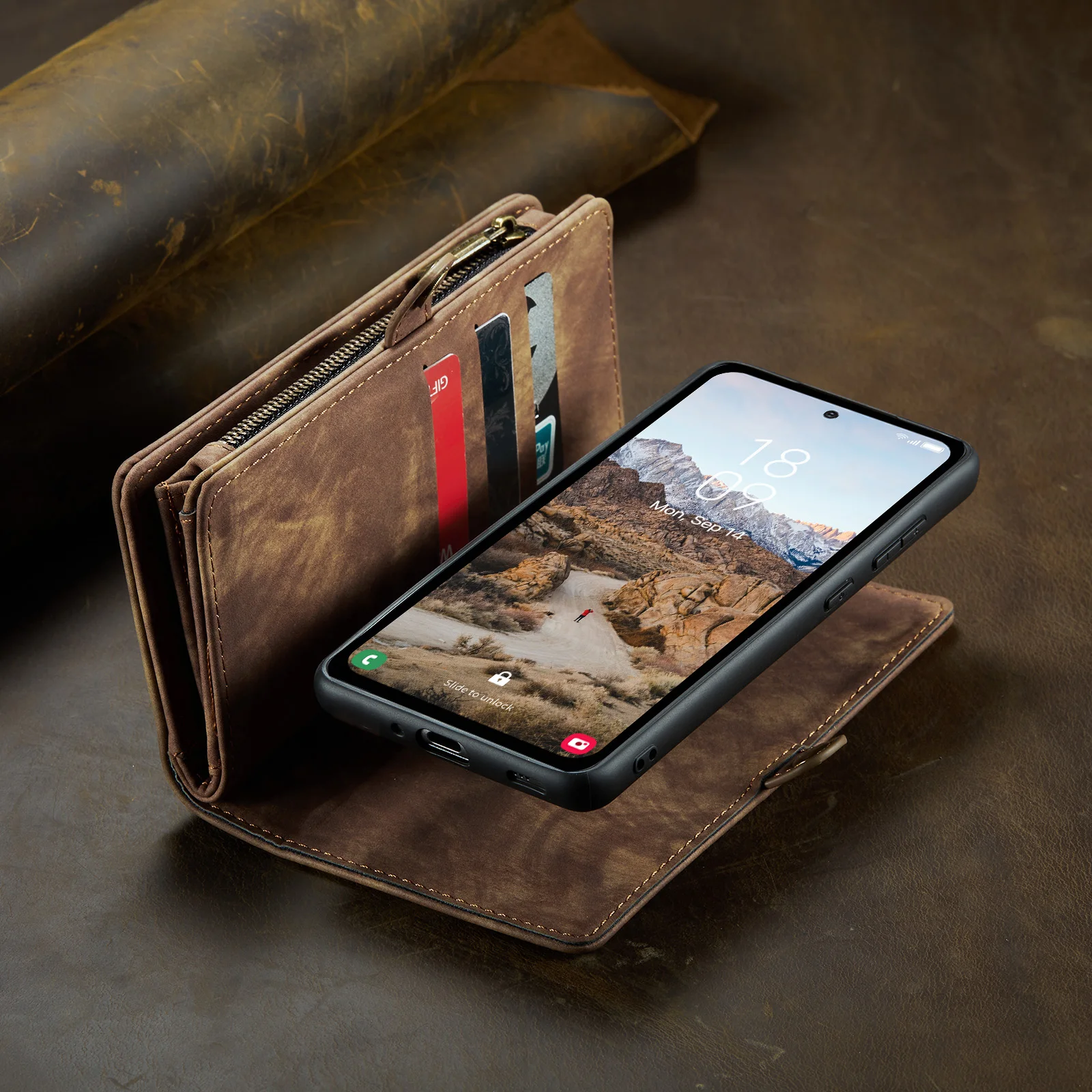 Detachable Wallet Flip Leather Phone Case For Samsung Galaxy A72 A71 A70 A54 A53 A52 A51 A34 A33 A32 A50 A30 S A20 A14 A13 A12