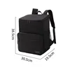 1pc Insulated Backpack Cooler Large Capacity Oxford Cloth Backpack Outdoor Travel Beer Bag Waterproof PEVA Lined Ice Bag 4