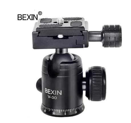 

BEXIN V30 panoramic ball head aluminum alloy 360 rotation with 2 adjustable knob