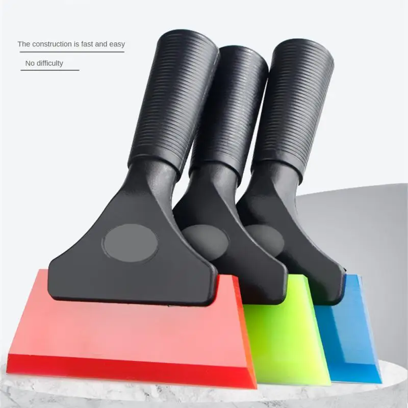 

Cleaning Scraper Non-scratch Flexible Silicone Blade Handy Soft Silicone Film Scraper Car Wrap Tools