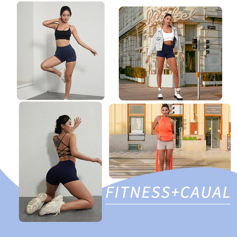 Women’s High Waist Fitness Yoga Shorts 3