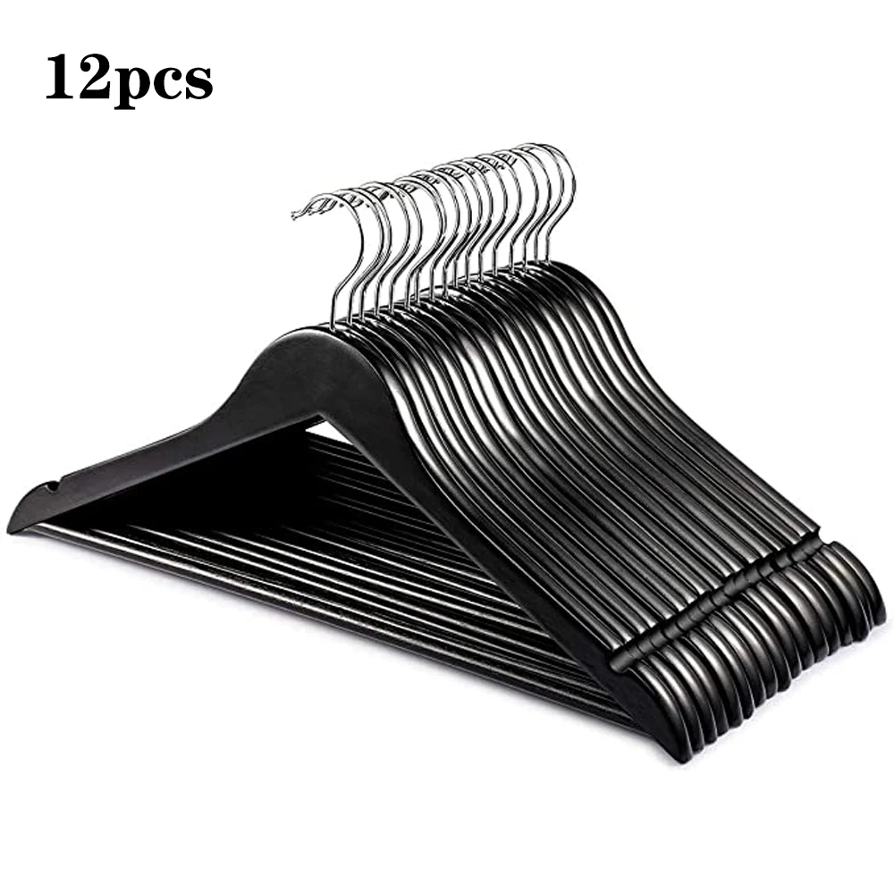 Coat Hanger Black Timber, Clothes Hanger