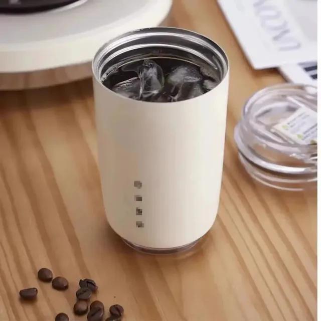 Gobelet Thermos, tasse à café blanc laiteux, bouteille d'eau isolée pour voiture, flacons sous vide de voyage en acier inoxydable, bouilloire à boire, 1 pièce 3