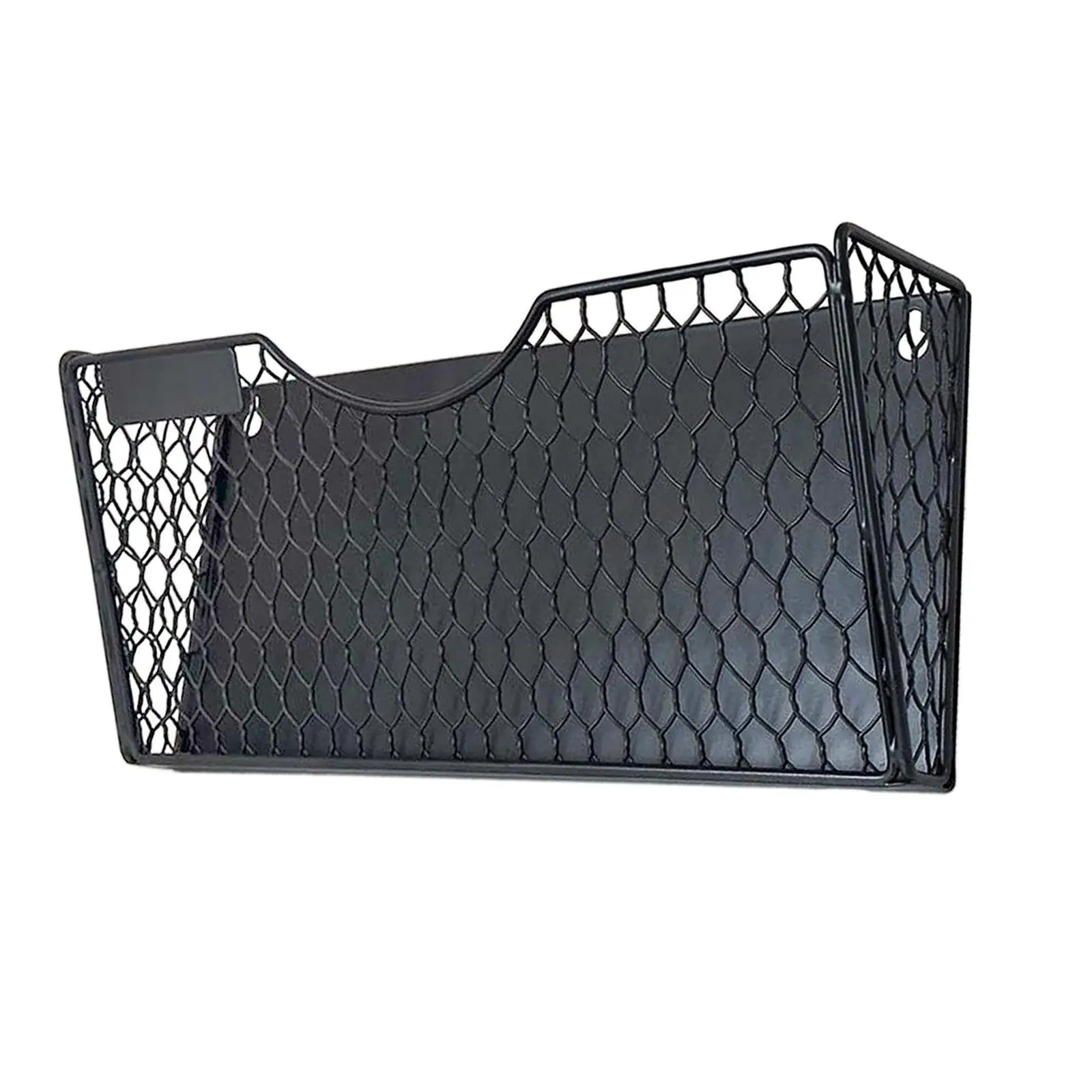 

Wall Mounted Mesh File Holder Display Rack Newspapers Mails Office Organizer Magazine Paper Displaying and Holding Magazine Rack