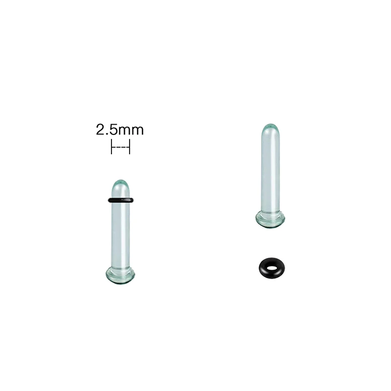 2 stücke Glas Ohr Messgeräte Stretching Kit Short Taper Expander 1,6-16mm Stretching Ohr Tunnel Und Plugs körper Piercing Schmuck – Detail 20