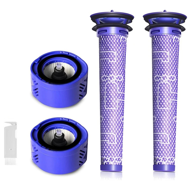 

1 Set HEPA Vacuum Filter & Pre-Filter Kit For Dyson V6 Stick Vacuum Filters Replaces Part 965661-01 & 966741-01, Durable