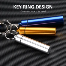 

3Pcs Toothpicks Pocket Set Stainless Steel Tooth Pick Sticks Fruit Fork Reusable Toothpick With Holder For Outdoor Camping