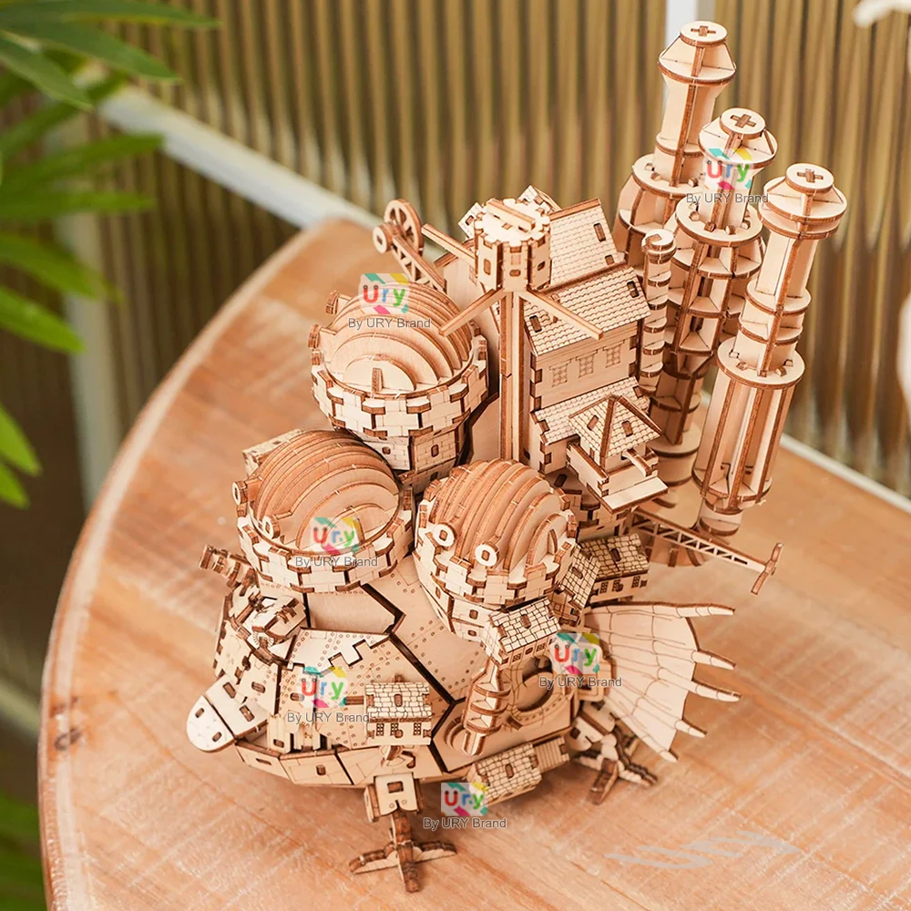 3D Wooden Magic Steel Castle Puzzle Model Kit 3