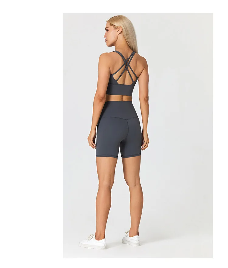 Brassière Push-Up Soft Ribbed  - Gris chiné