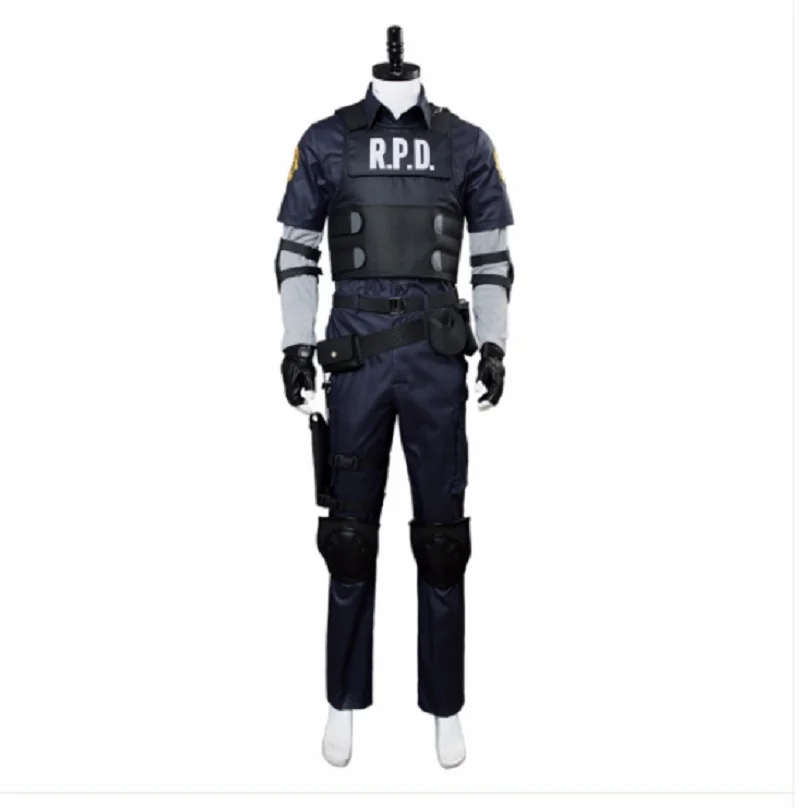 

Remake of Leon Scott Kennedy Cosplay Costume Complete Set Adult Men's Women's Halloween Adult Women's Fantasy Carnival