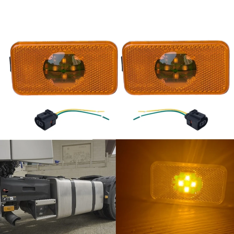 蝶マーカー イエロー、リフレクターのset Amazon.co.jp: REPTICO LEDサイドマーカーランプ 24V トラック用