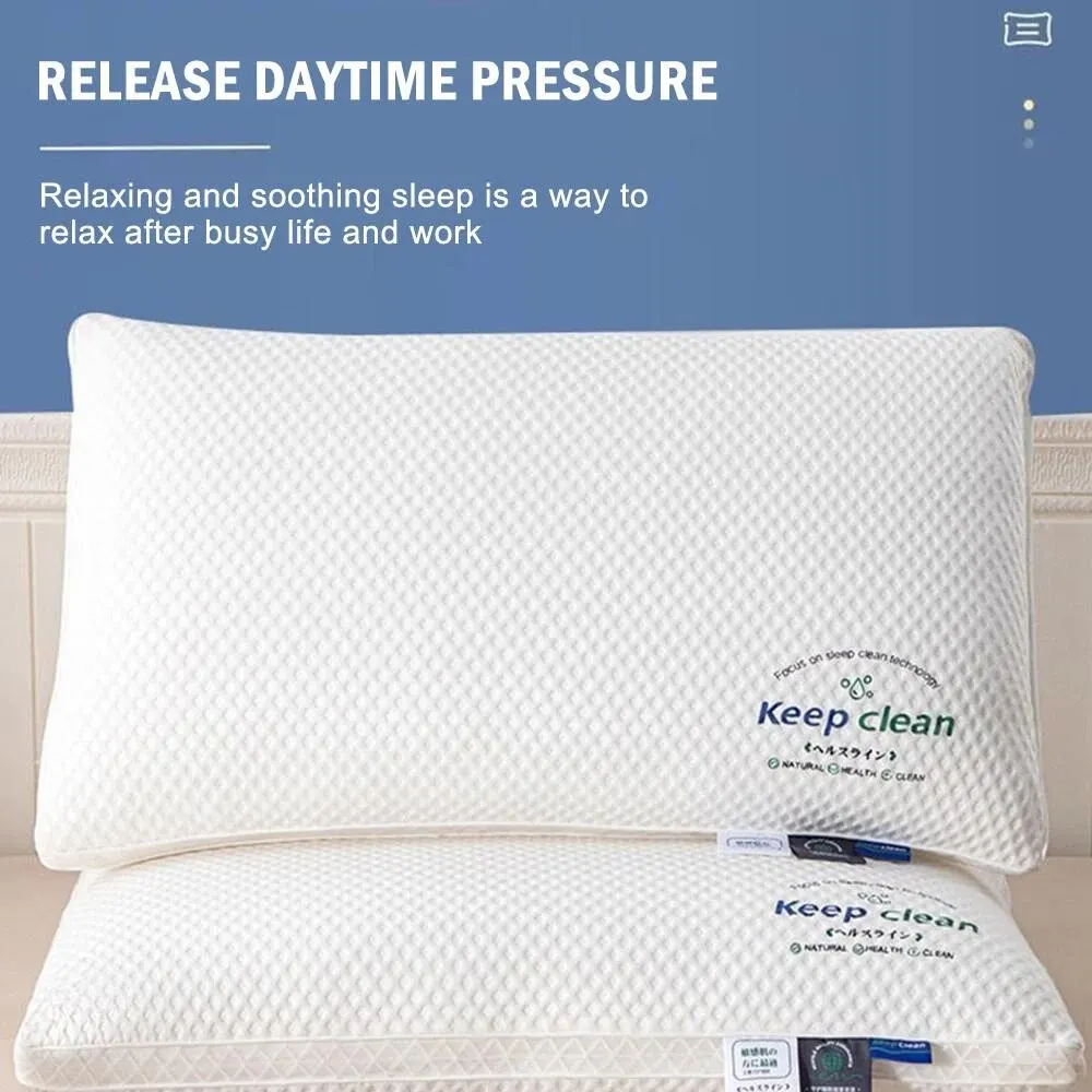 3D Neck Pillow High Elasticity Non Collapse Soft Neck Protection Single Person Sleeping Pillow Hotel Home Bedding neck pillow sleep pillow
