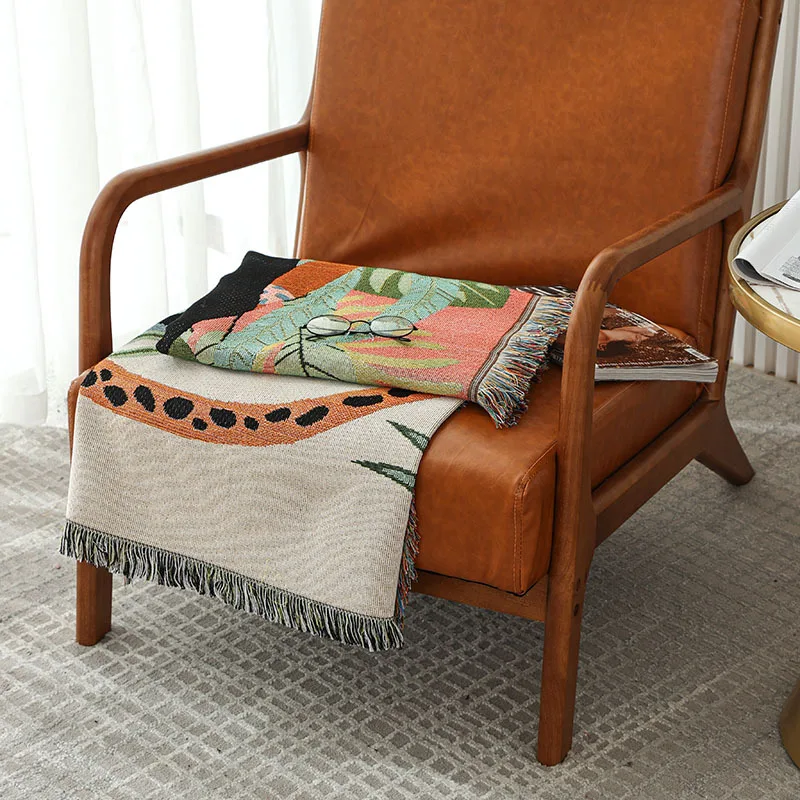 Women Leopard Throw Blanket Image 12