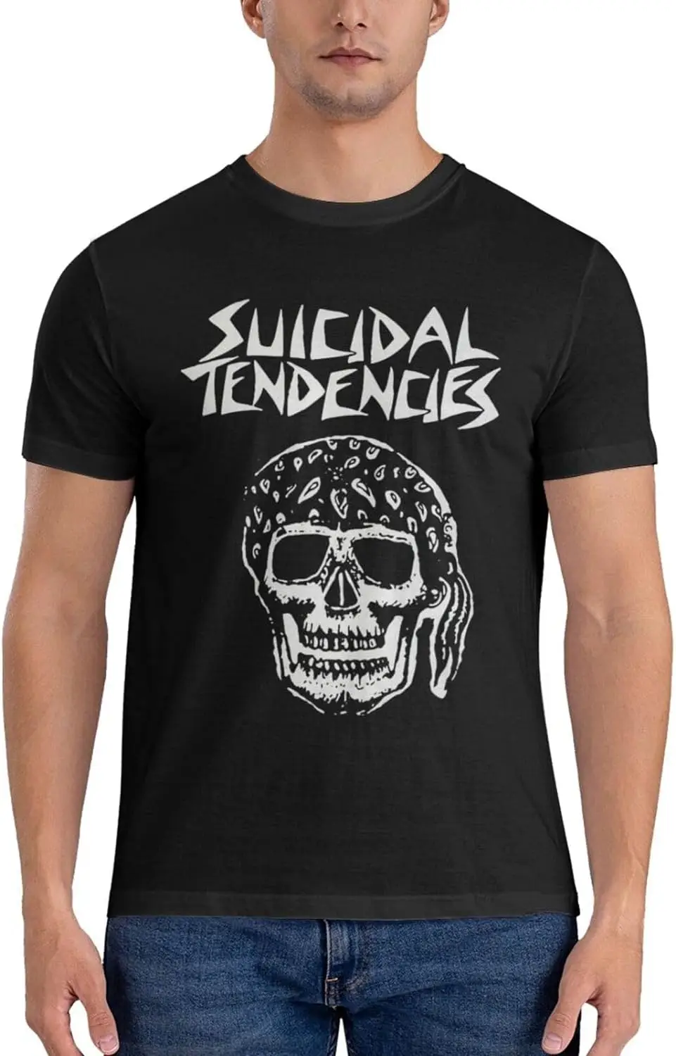 

Men's Short Sleeve Casual Cotton T-Shirt Loose Convenient Top