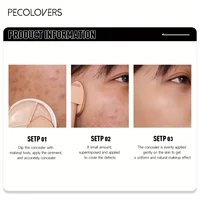 Moisturizing Concealer Palette Full Coverage Concealer Even Skin Tone Face Foundation Eye Face Cosmetics Lasting 2