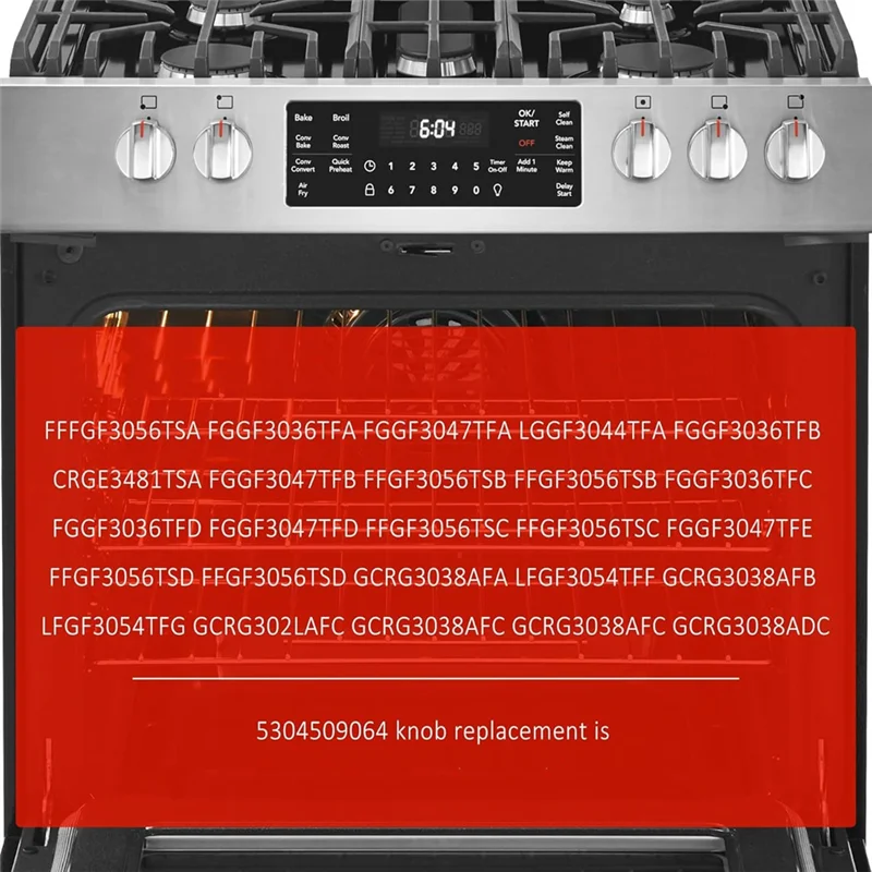 Genuine Frigidaire Stovetop Burner Knob Replacement – Part #5304509064, Fits Select Gas Ranges
