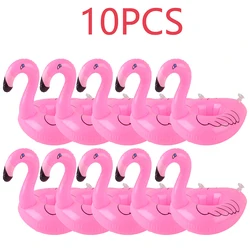 Inflatable Pool Party Drink Floats and Holders (10PCS flamingo)