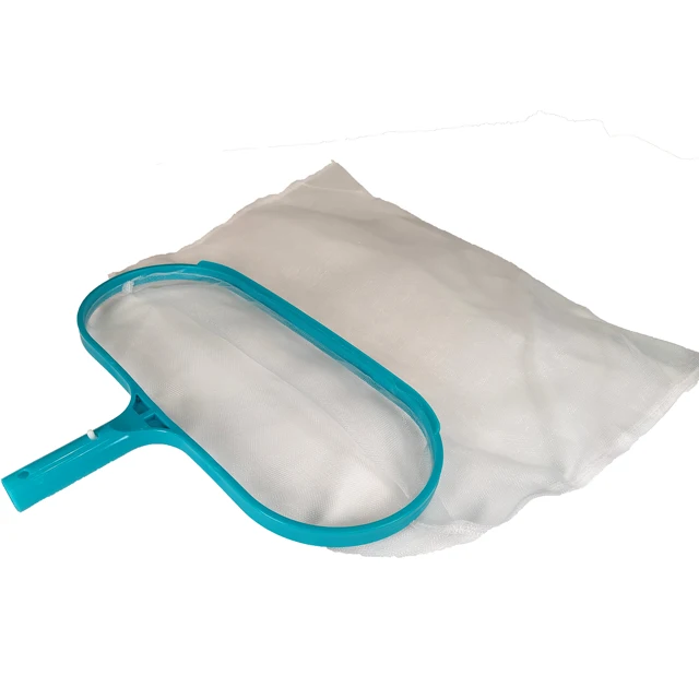 1 PC ทําความสะอาดสระว่ายน้ําสุทธิเครื่องมือทําความสะอาดมืออาชีพตกปลา NetRake สวนสระว่ายน้ําสปาขยะ Skimmer สุทธิ Leaf BAG 3