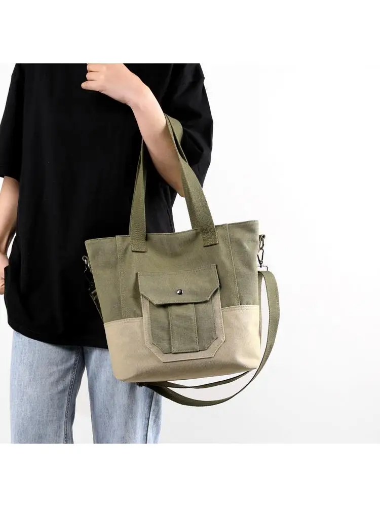 

Новинка 2023, молодежная ручная сумка-тоут han edition, наплечная Холщовая Сумка с наклоном