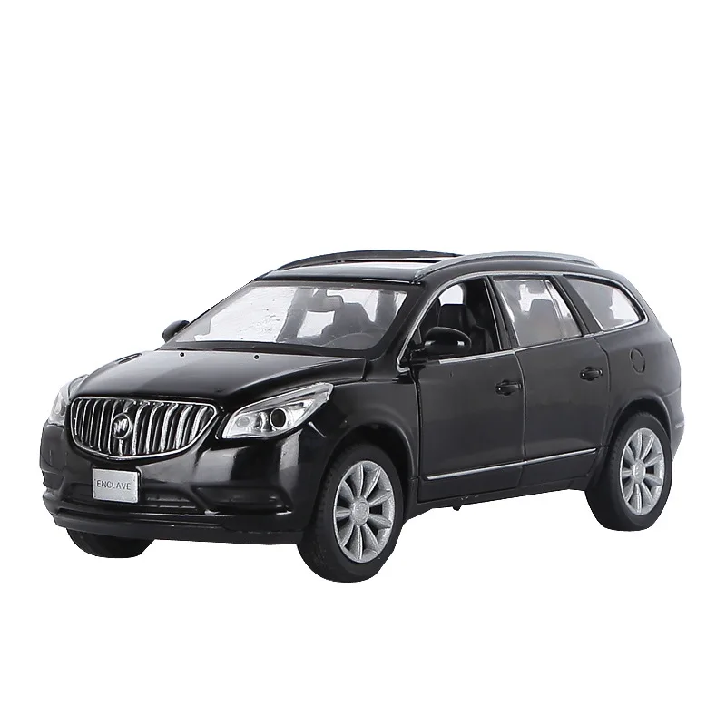 1:32 Buick Enclave SUV Alloy Car Model Diecast Metal Toy Vehicles Car Model Sound and Light High Simulation Collection Gift 6