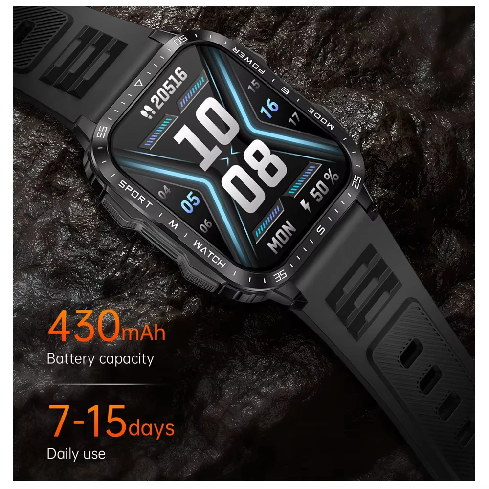 New KT79 Full Touch Screen Smartwatch 3ATM Waterproof