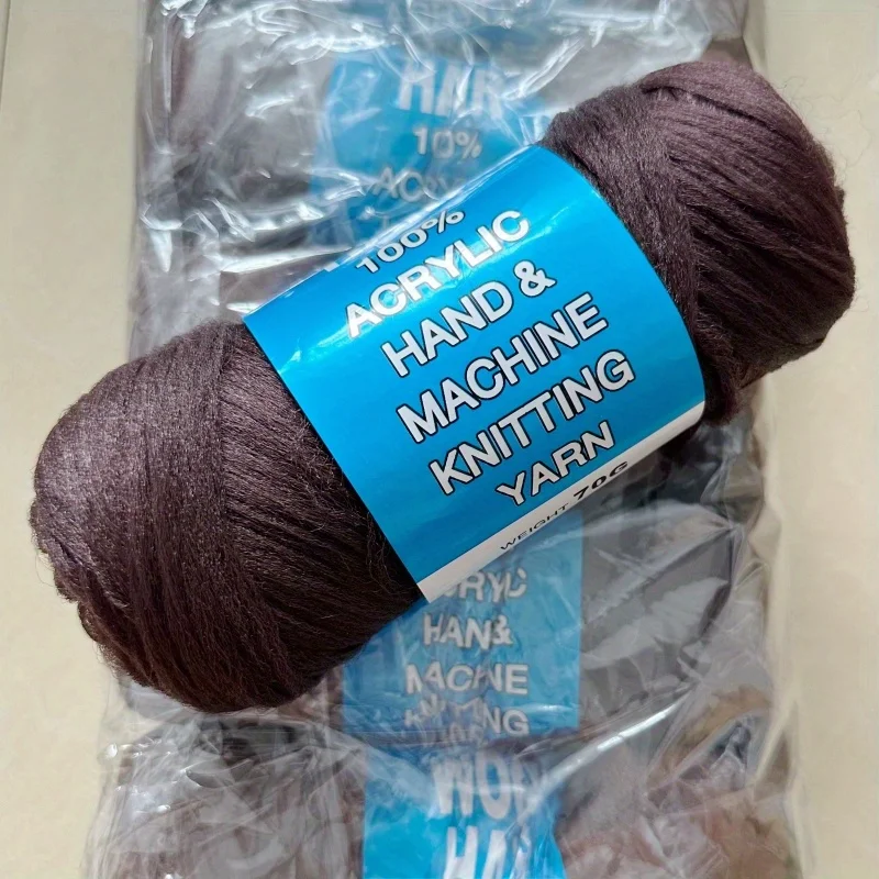 Brazilian Wool Hair Acrylic Yarn For Knitting Braids African Hair Jumbo Braiding Senegalese Twisting Attachment Black 5packs knitting yarn knitting wool yarn wool yarn