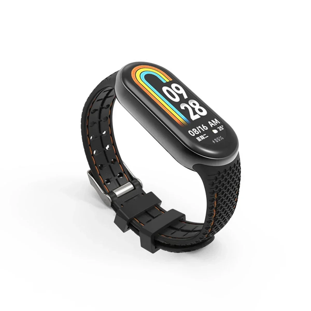 حزام سيليكون لشاومي مي باند ، سوار ساعة مطاطي ، سو...