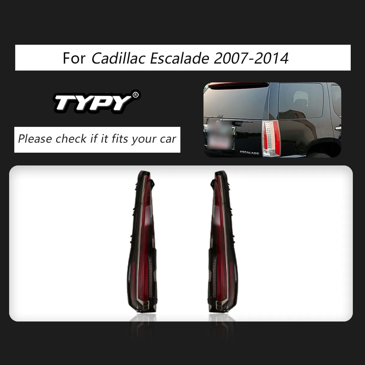 テールライトアセンブリ車 LED テールランプキャデラックエスカレード