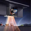 Household kitchen top suction range hood T-type large suction oil suction machine with automatic cleaning 5