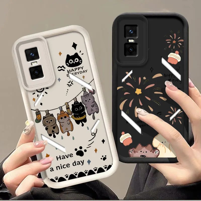 Cartoon Cat Soft Silicone Shockproof Protective Case