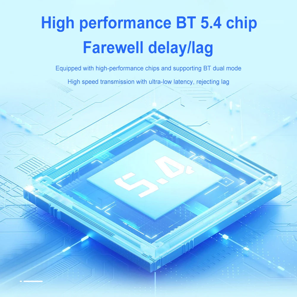 USB 블루투스 호환 5.4 어댑터, 무선 동글 드라이버 프리 지원, 컴퓨터 데스크탑 노트북용, Windows 11, 10/8.1