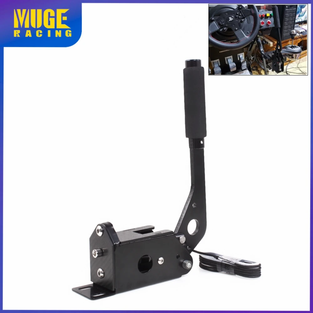 MUGE-SIM Racing Game T300 T500 Rally Braking System Handbrake For Logitech G29 / G27 / G25 PC 14 Bit Hall Sensor USB RS-HB034