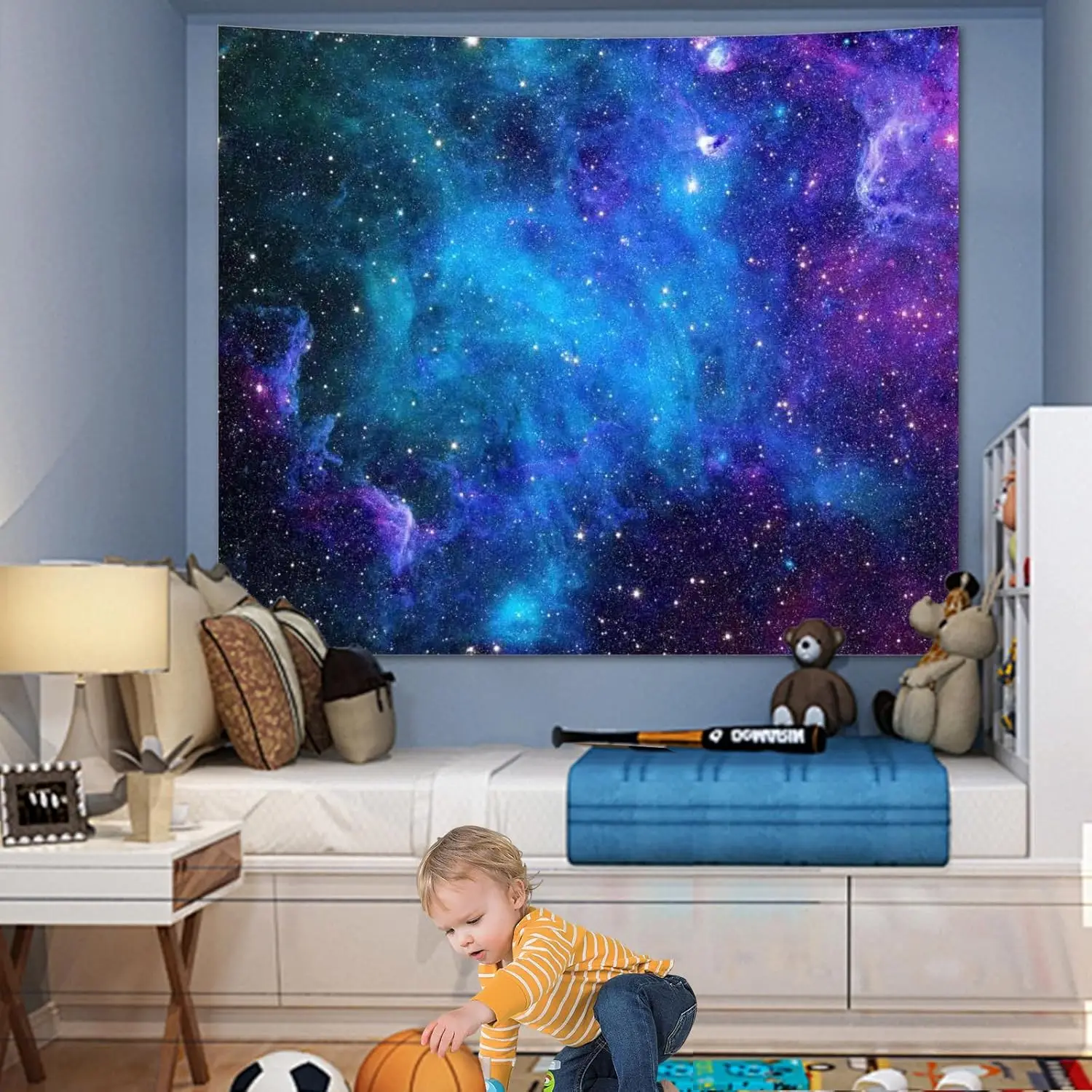 Galaxy Tapestry Bedroom Aesthetic Space Tapestry Mysterious Nebula Wall Hanging Background Living Room Room Decoration