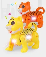 Tiger Year Gift Electric Rope Walking Tiger Luminous Band Music Electric Toy 1