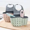 Kitchen Organizer Soap Sponge Drain Rack Sink Shelf Dish Drainer Portable Hanging Drain Basket Kitchen Gadget Kitchen Accessory 3