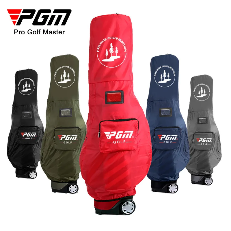 PGM Golf Bag Rainproof Cover Large Size Nylon Dust Proof Bag Protective Cover Outer Bag Raincoat Golf Equipment 5 Colors