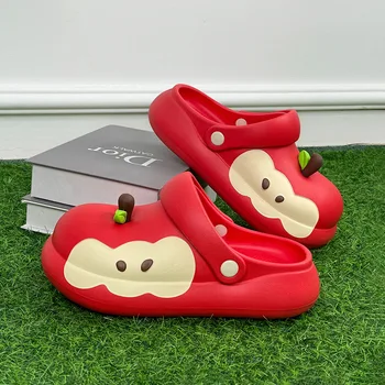 EVA Material  Slippers Women's Summer Trend Anti-Slip Bathing Outerwear Soft Bottom Sandals Home Comfortable Slippers 1