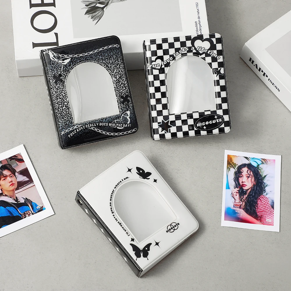 

20 PCS Pages/40 Pockets Mini Photo Album 3 Inch Photo Album Collection PVC Photocard Holder Storage Book Polaroid Card Holder