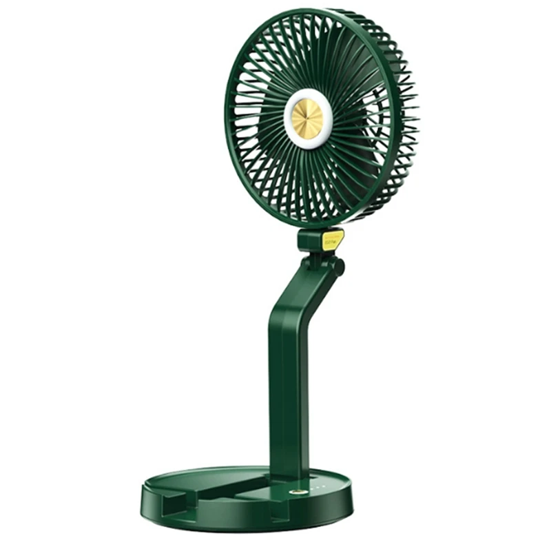 

1 PCS Rechargeable Battery Operated Desk Fans Fast Charging Foldaway Wall Fans For Bedroom, Office