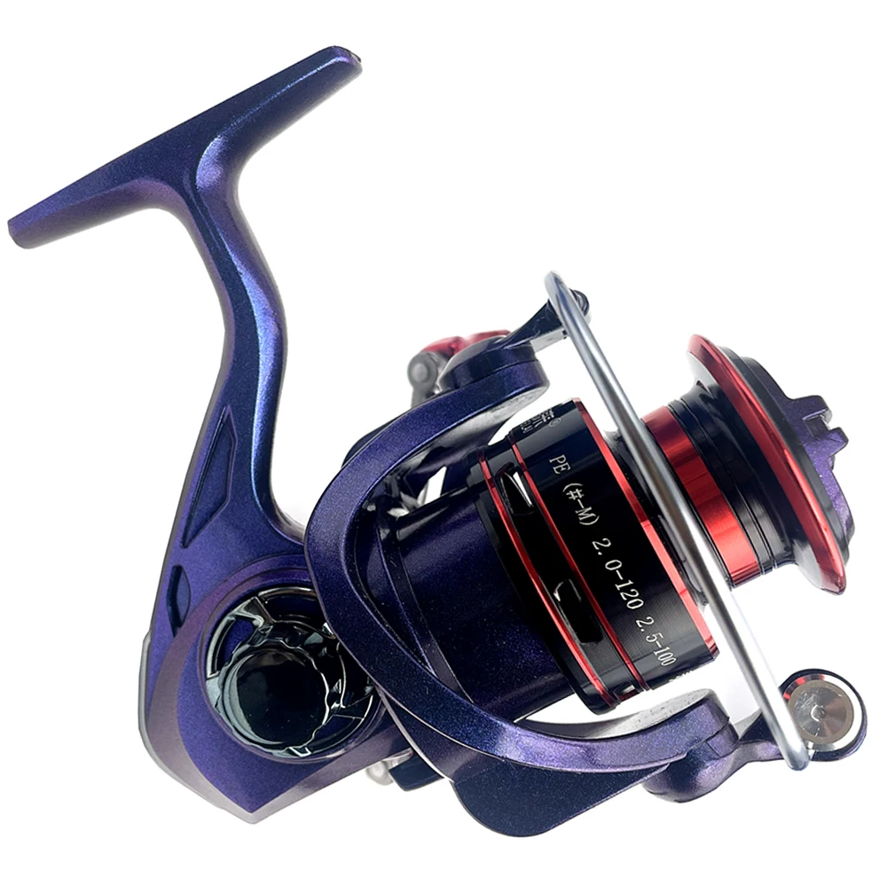 GHOTDA Light Duty Coil Metal Fishing Reel Gear Ratio 5.2:1 Spin 248g Lure  Long Cast Outdoor Fishing Tool Wear-resistant Durable - AliExpress