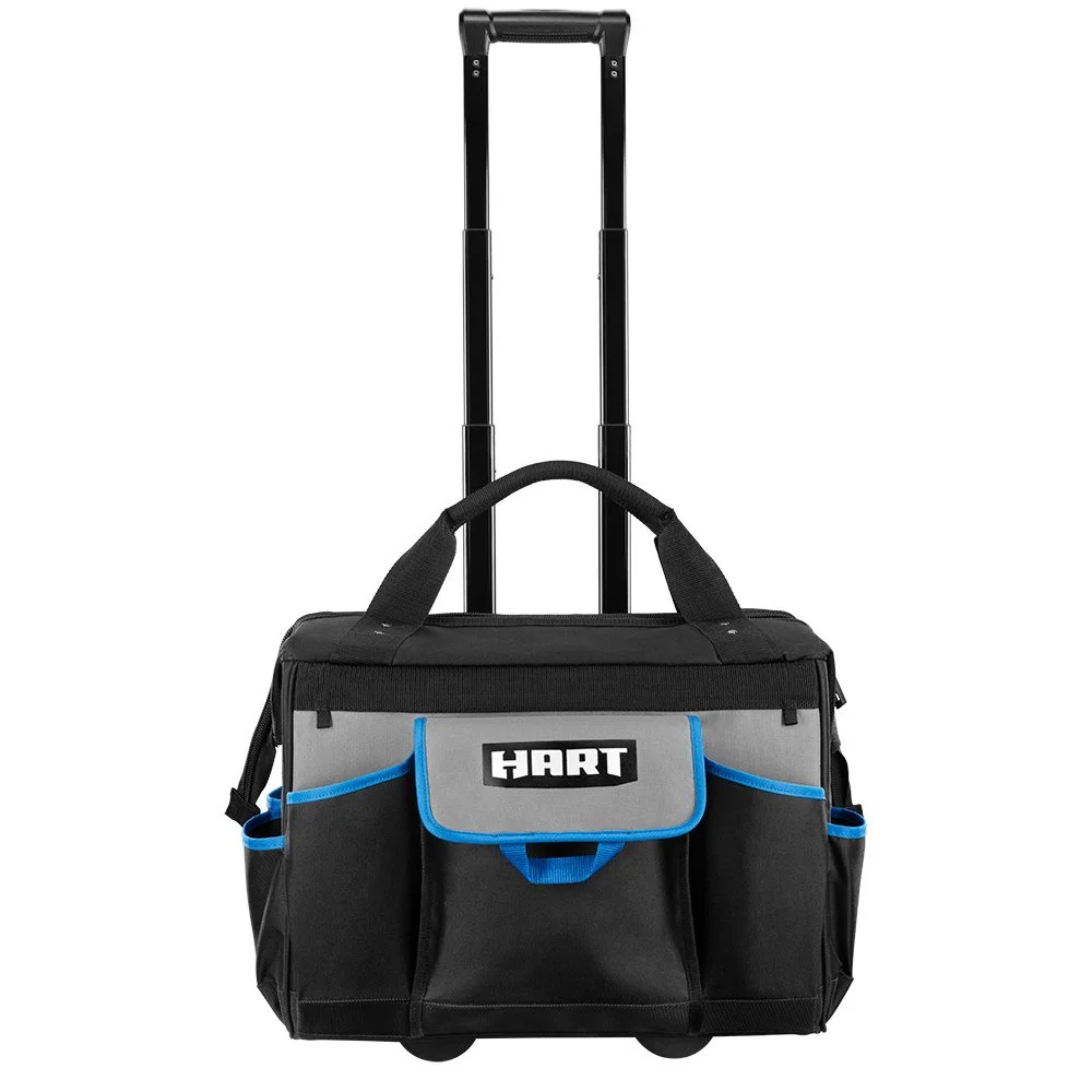

18-inch Rolling Tool Bag, Waterproof Bottom, Telescoping Pull Handle