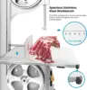 Electric Meat Bandsaw,1500W Metal Bone Cutter Commercial Meat Cutter Machine,Stainless Steel Countertop Meat Bone Cutter With 8 5